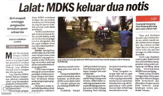 Lalat : MDKS keluar dua notis