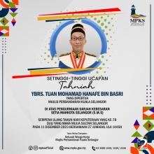 TAHNIAH KEPADA YANG BERUSAHA, TUAN MOHAMAD HANAFE BIN BASRI