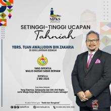 TAHNIAH YANG DIPERTUA MAJLIS DAERAH SABAK BERNAM
