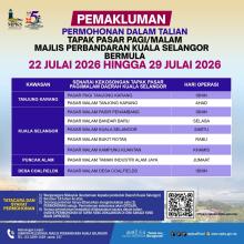 PERMOHONAN TAPAK PASAR PAGI/MALAM MPKS DIBUKA!